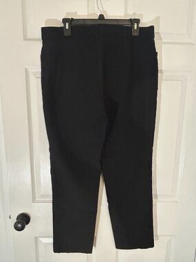 Rafaella Womens Black Dress Pants Size 16 34W X 27L Front Pockets
